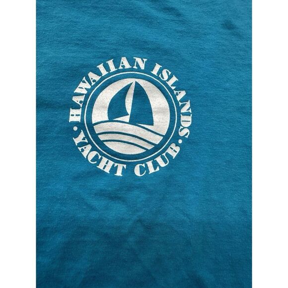 Vintage Maui Bay Yacht Club Maui Made In Hawaii Shirt L Single Stitch 80’s - Picture 2 of 8